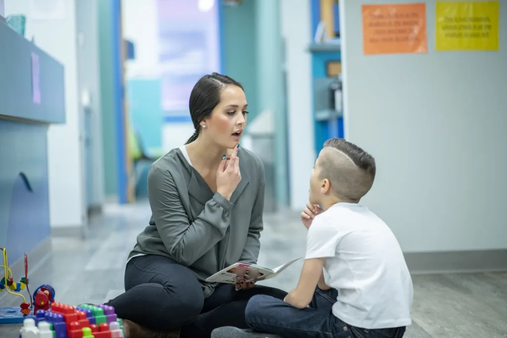 Adult Speech Therapy Session with professional speech pathologist